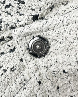 Черно-белое пальто Christian Dior