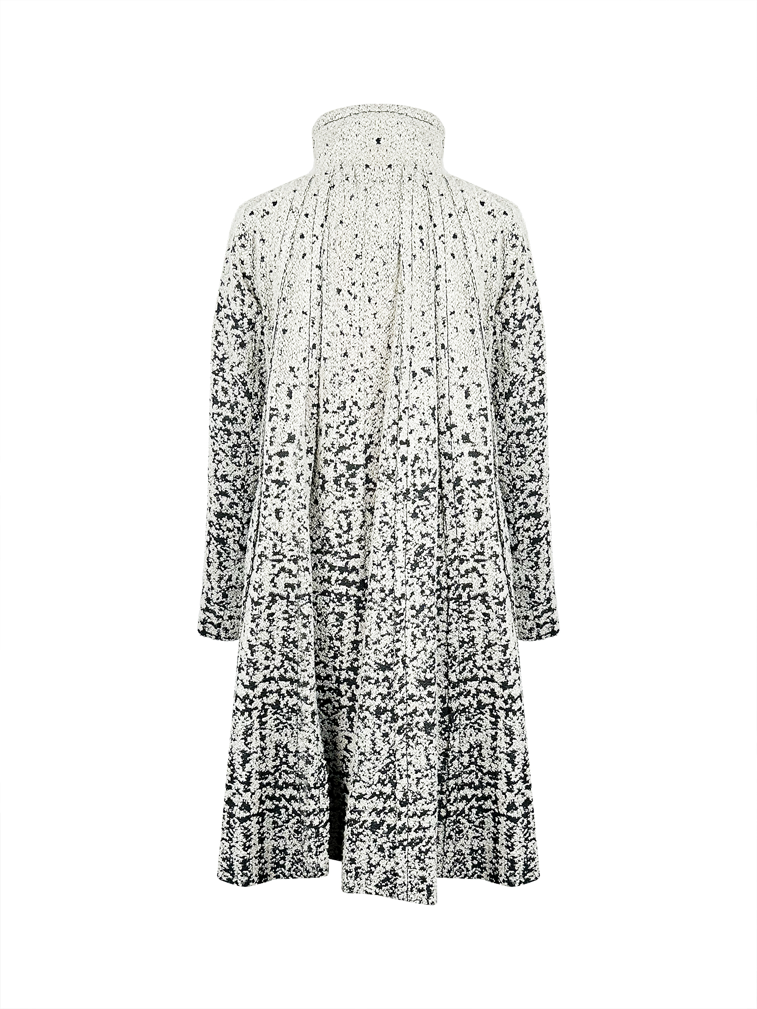 Черно-белое пальто Christian Dior