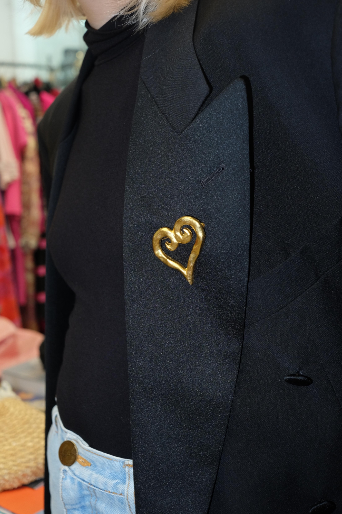 Брошь в форме сердца Edouard Rambaud