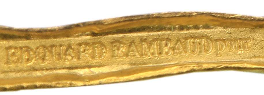 Брошь в форме сердца Edouard Rambaud