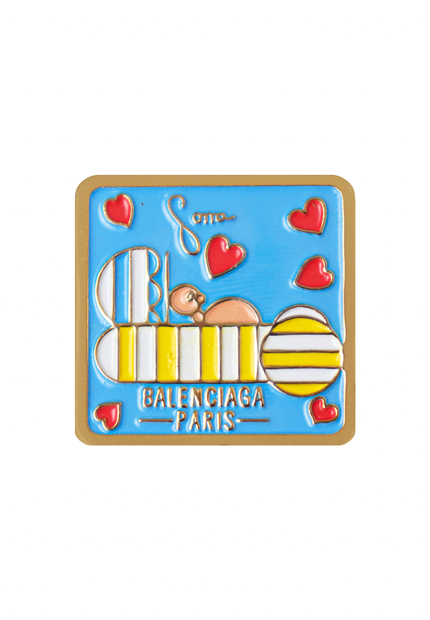 Брошь-пин Balenciaga
