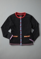 Кашемировый комплект Chanel с контрастной отделкой