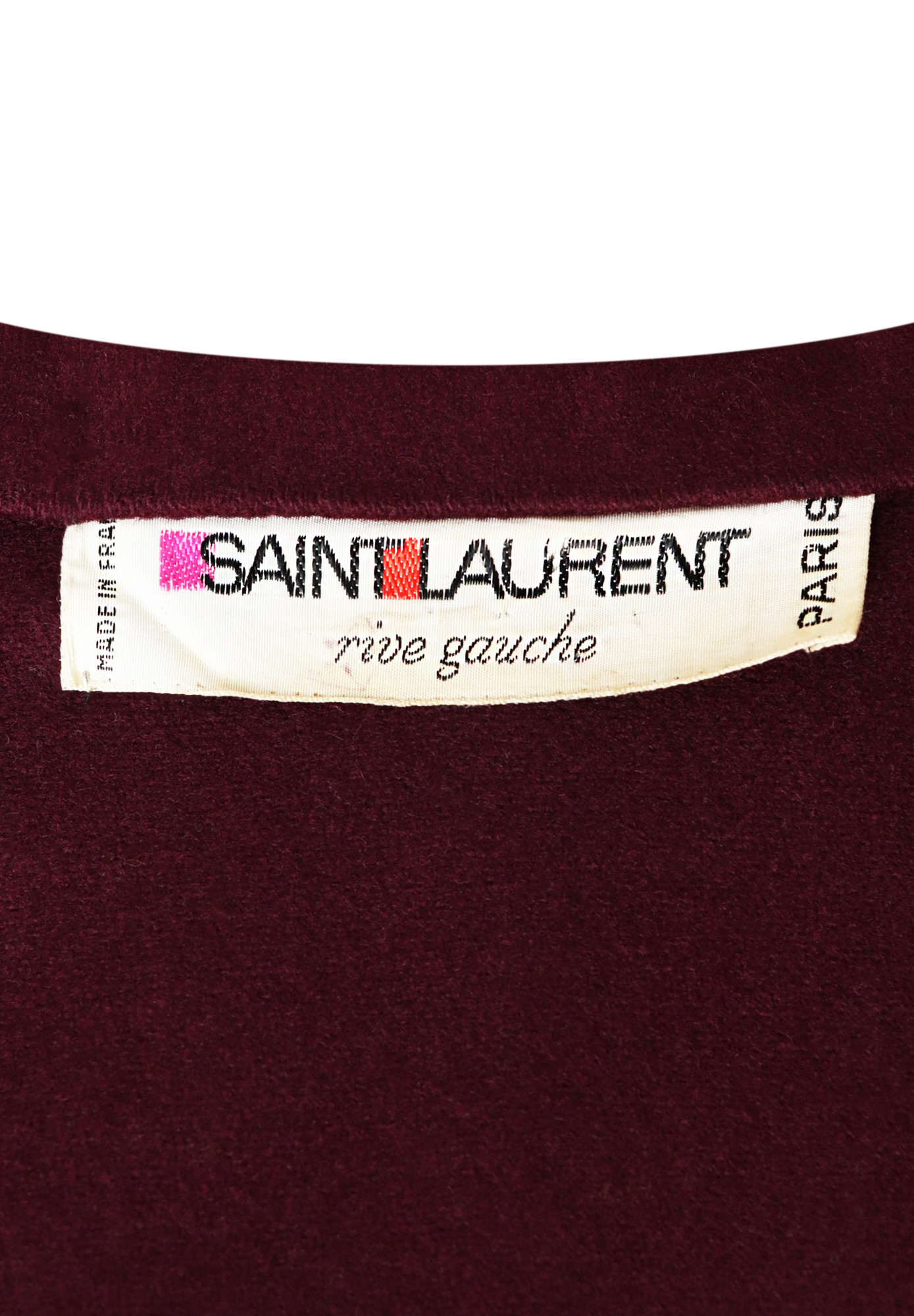 Бордовый кейп Yves Saint Laurent