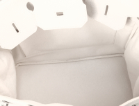 Белоснежная сумка Hermès Birkin 40 Clemence