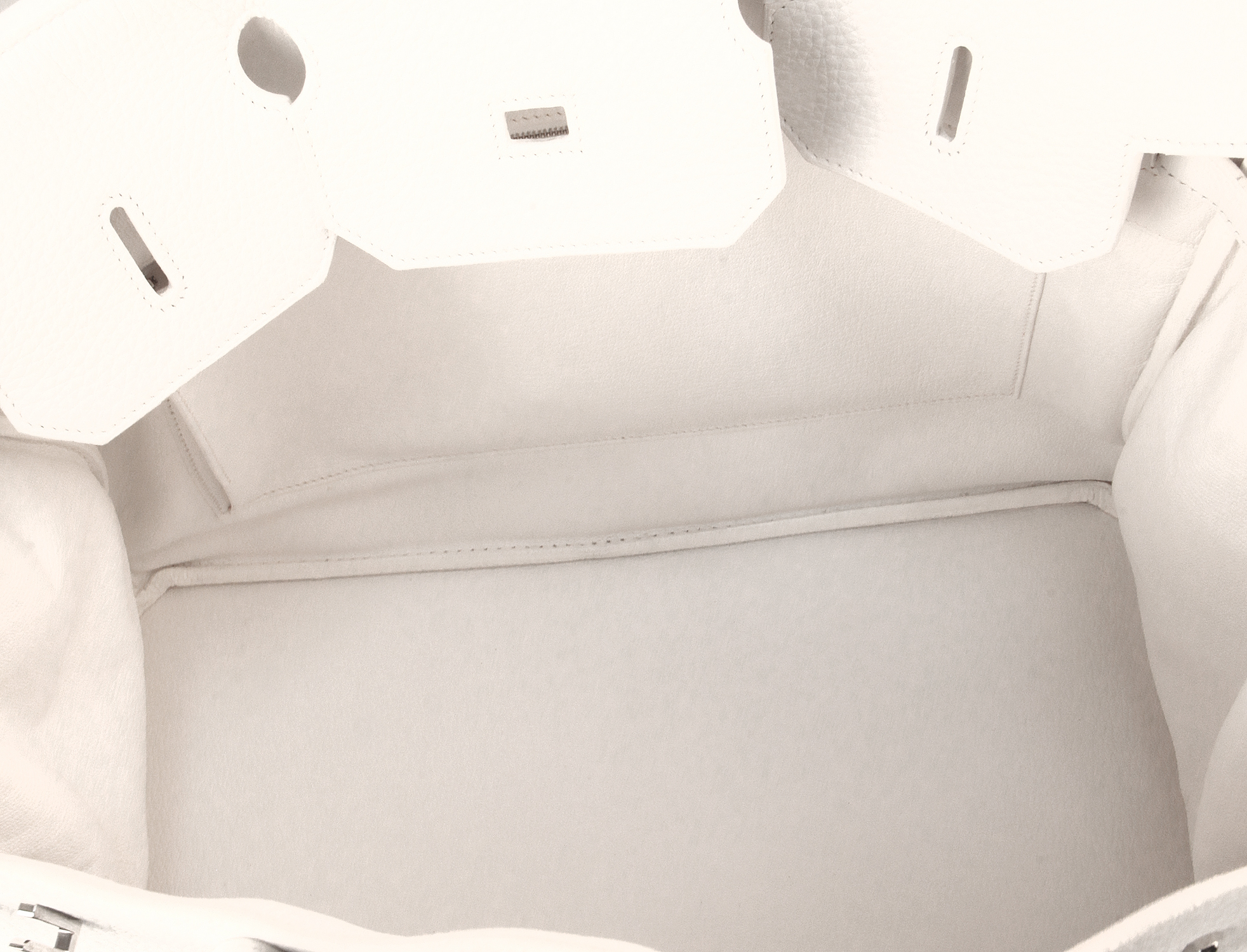 Белоснежная сумка Hermès Birkin 40 Clemence