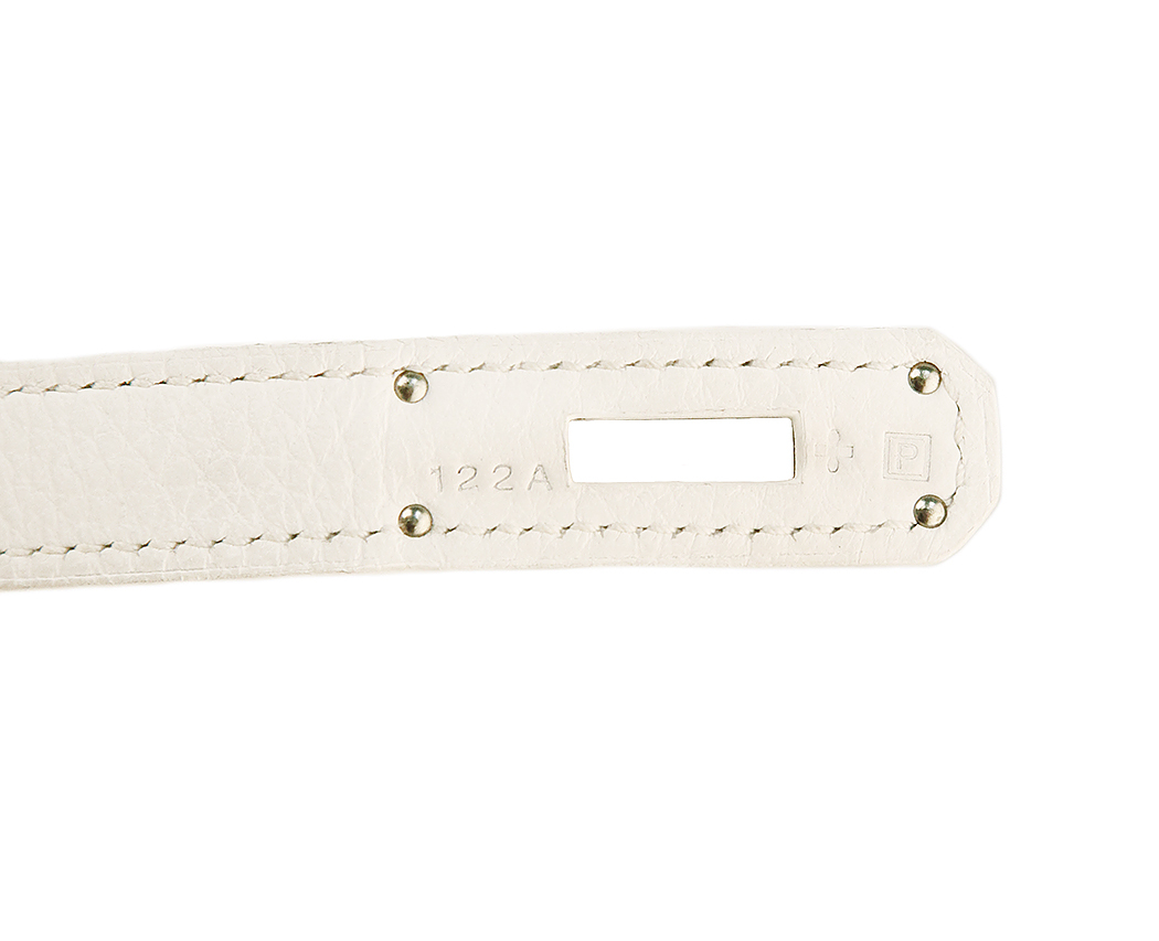 Белоснежная сумка Hermès Birkin 40 Clemence