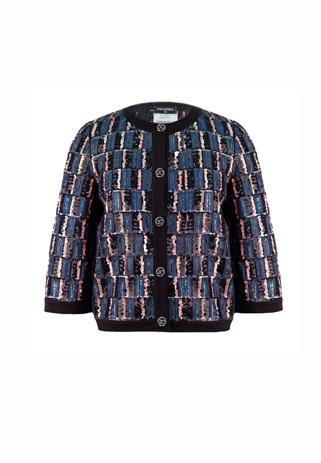 Укороченный кардиган Chanel с пайетками