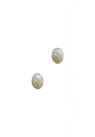 Серебристые клипсы Courrèges 