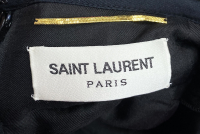 Розовое мини-платье Saint Laurent