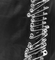 Кожаная юбка Pierre Balmain