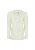 Твидовый жакет Chanel с бантом