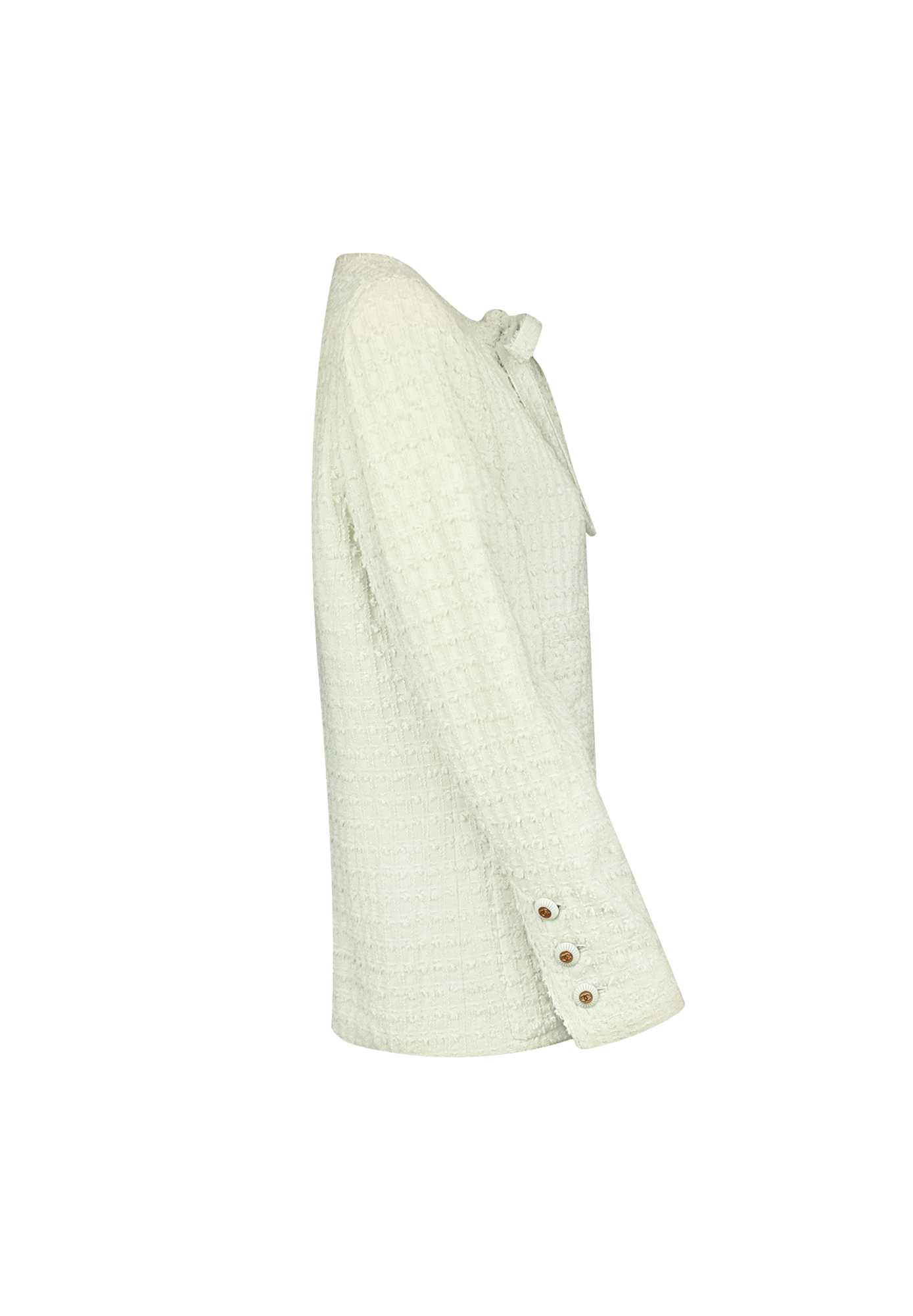 Твидовый жакет Chanel с бантом