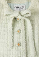 Твидовый жакет Chanel с бантом