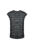 Черный шелковый топ Chanel