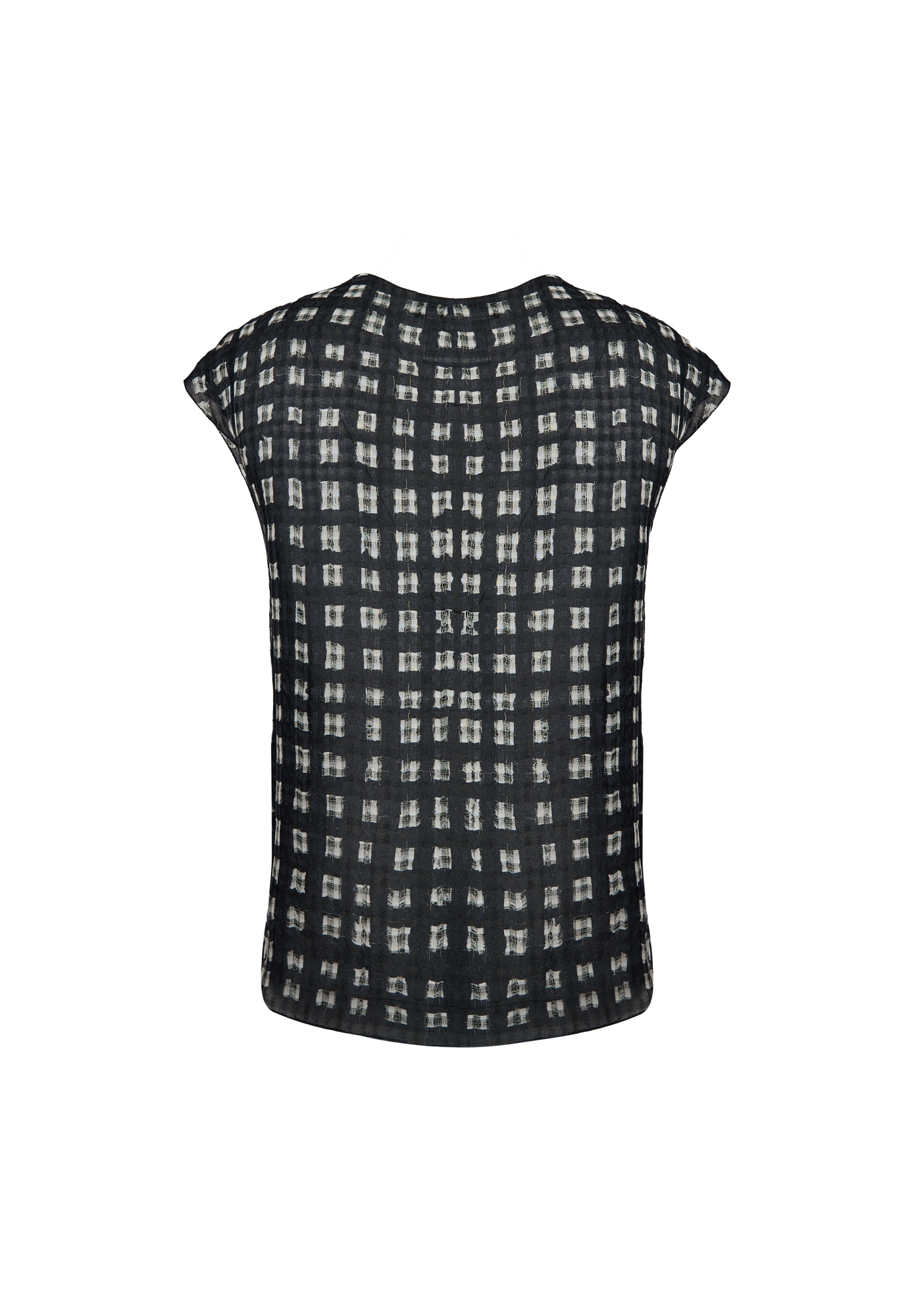 Черный шелковый топ Chanel