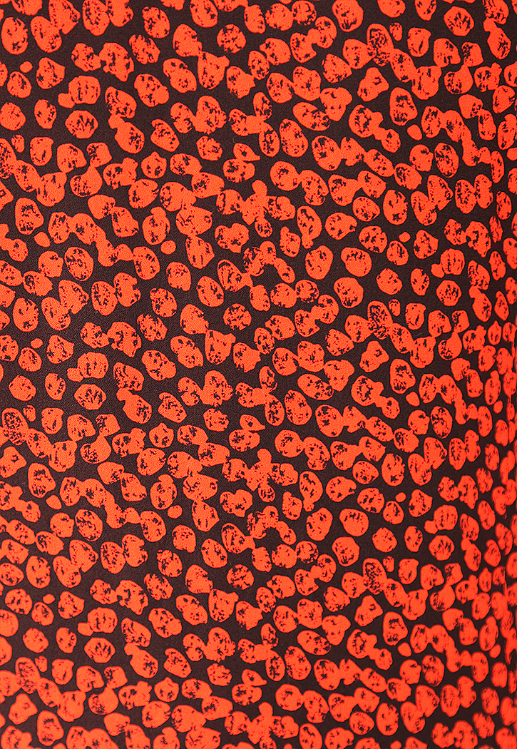 Красное шелковое платье Louis Feraud