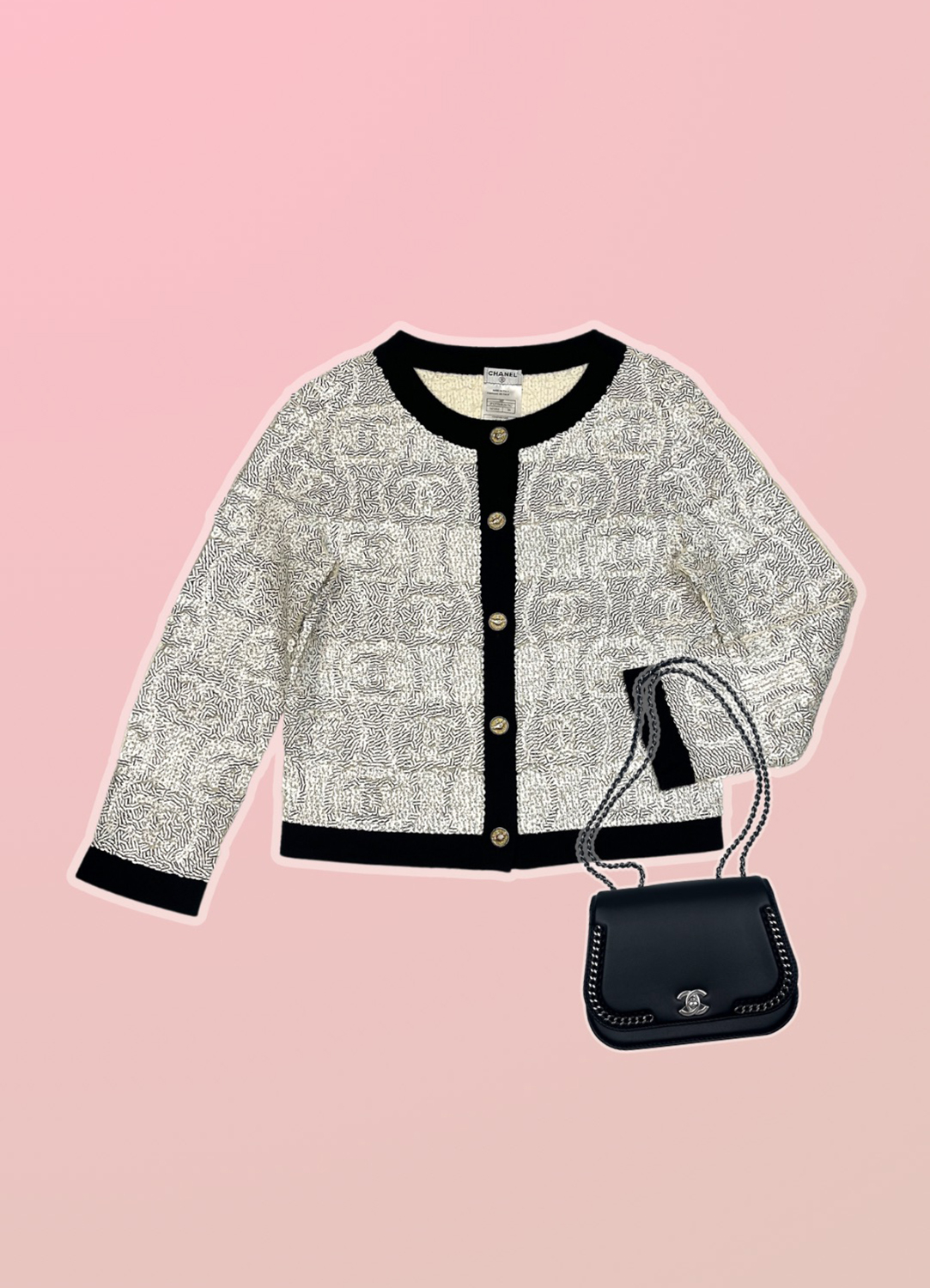 Кардиган Chanel с пайетками