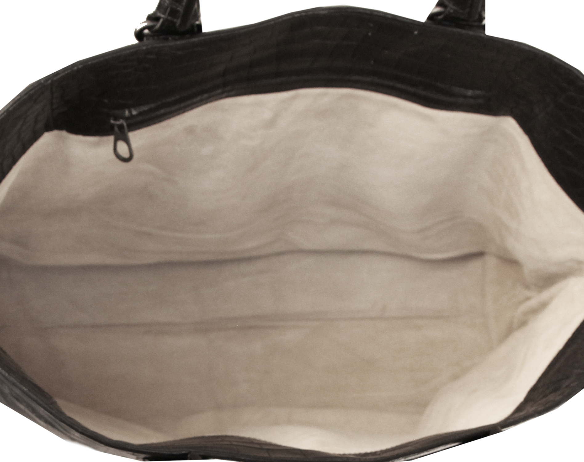 Большая крокодиловая сумка Bottega Veneta