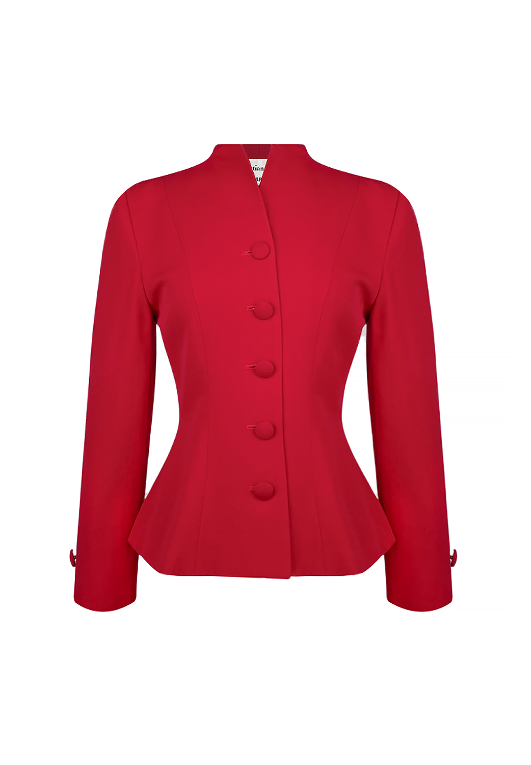 Красный жакет Christian Dior