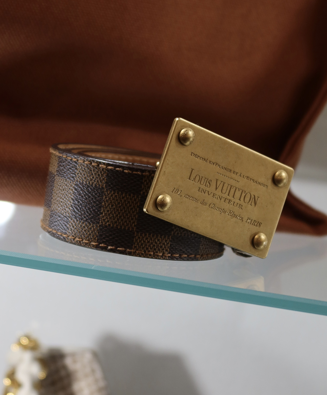 Кожаный ремень Louis Vuitton