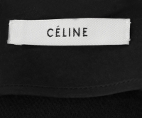 Черная юбка миди Céline