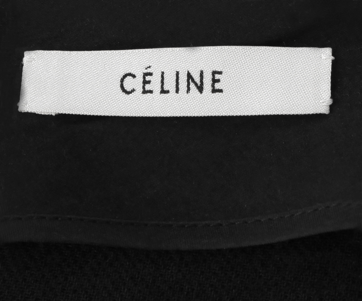 Черная юбка миди Céline