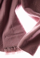 Розовый жаккардовый жакет Christian Dior с бахромой