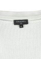 Белая юбка Chanel с эффектом плиссировки