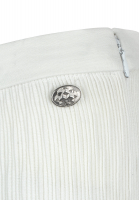 Белая юбка Chanel с эффектом плиссировки