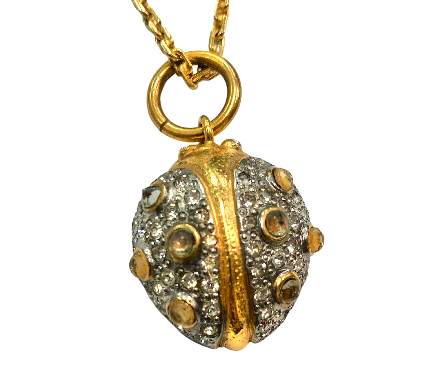 Золотистое колье Valentino