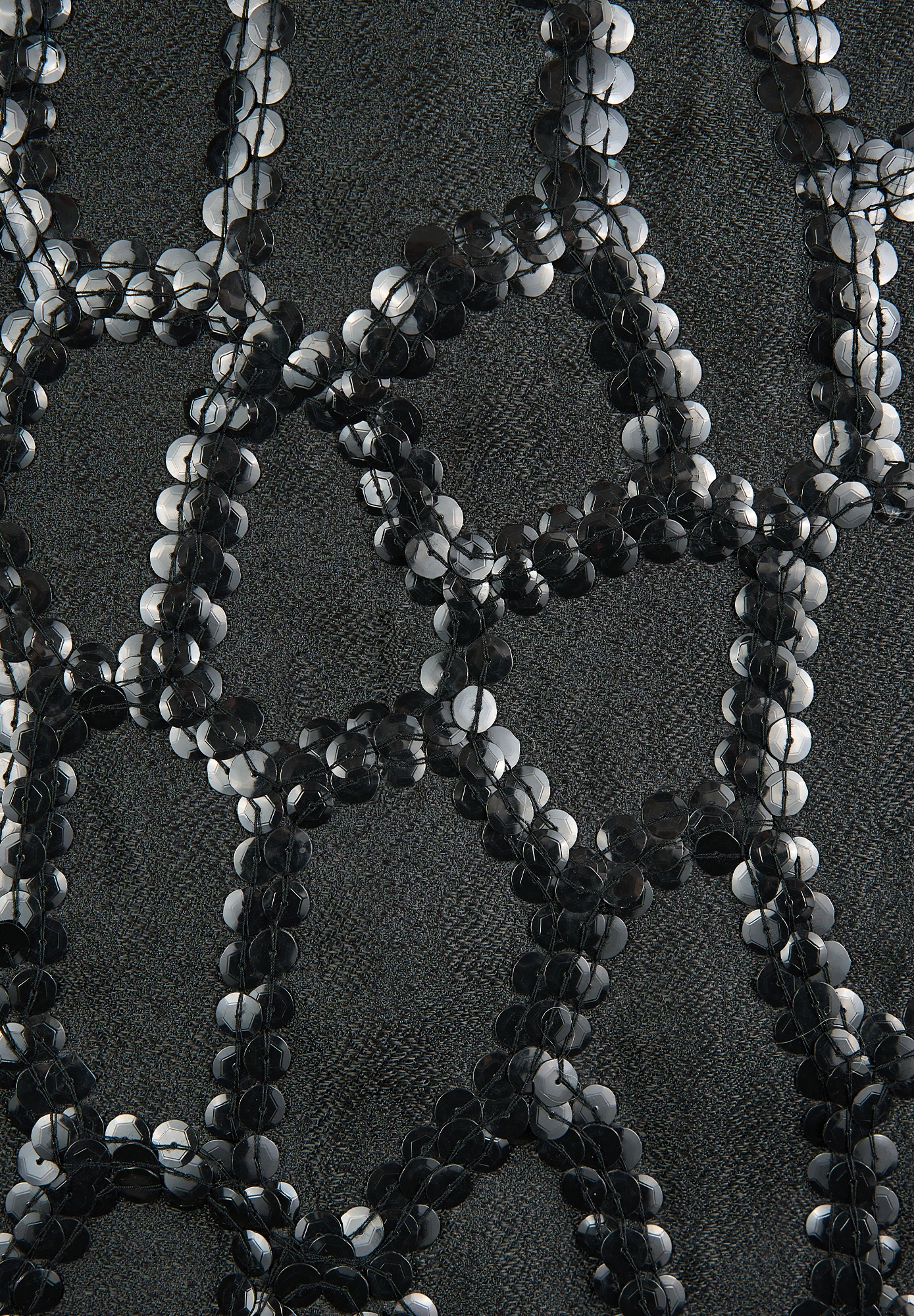 Черная юбка Dries Van Noten с пайетками