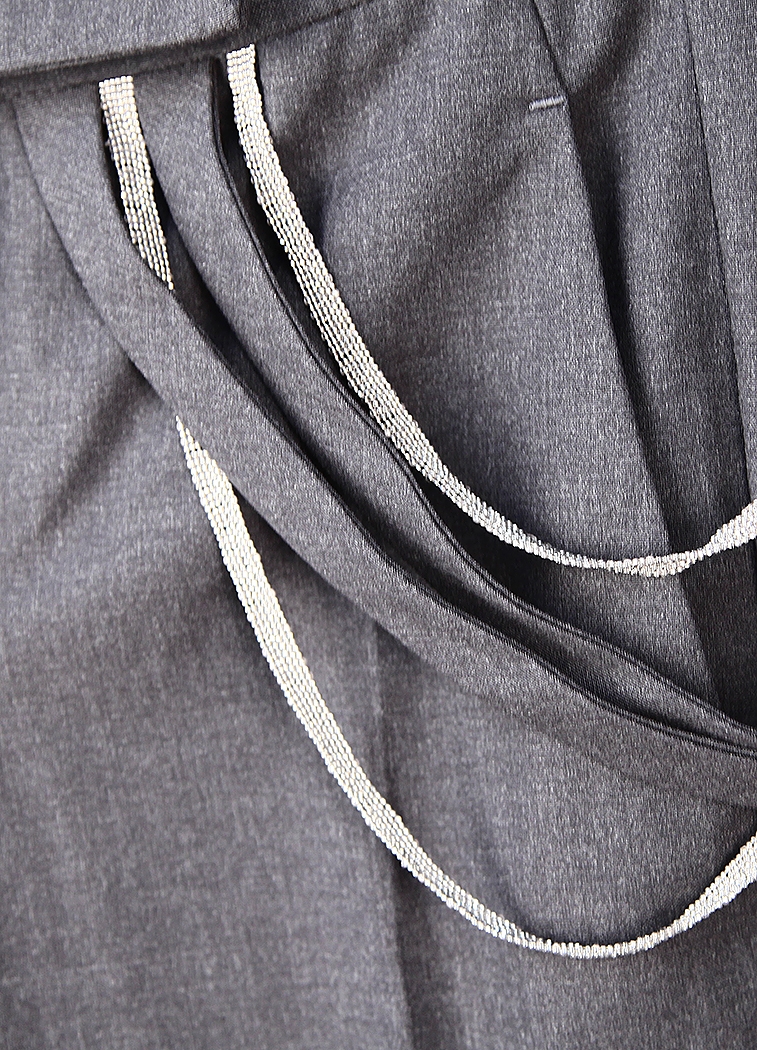 Серые брюки Brunello Cucinelli