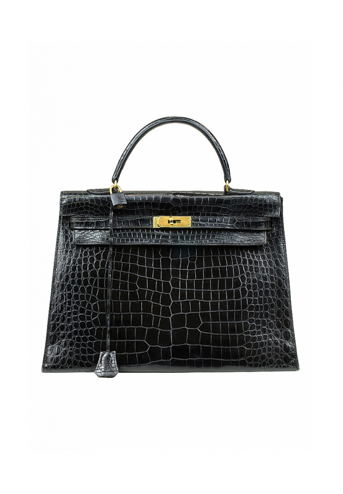 Крокодиловая сумка Hermès Kelly 35