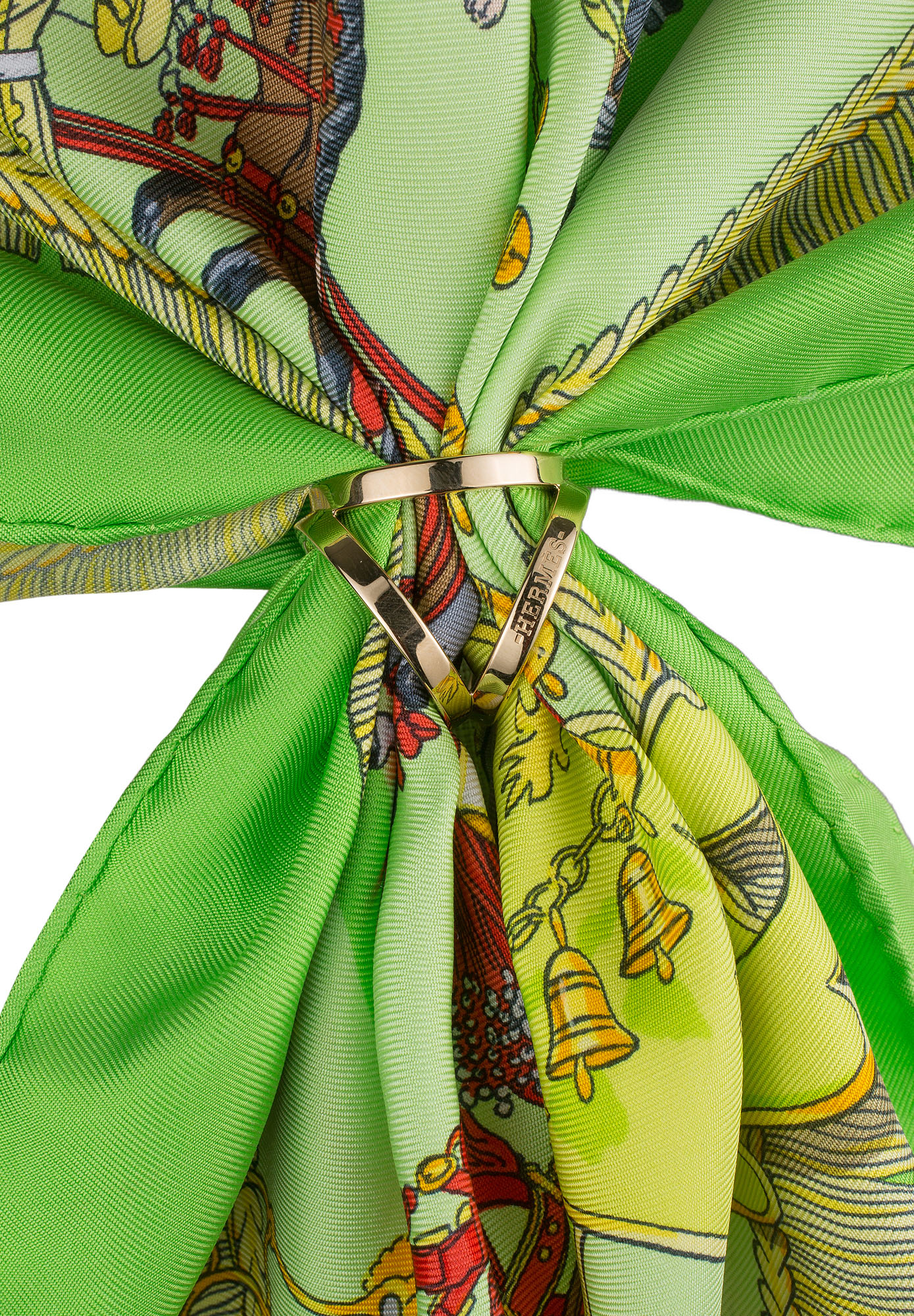 Тройное кольцо для платка Hermès 