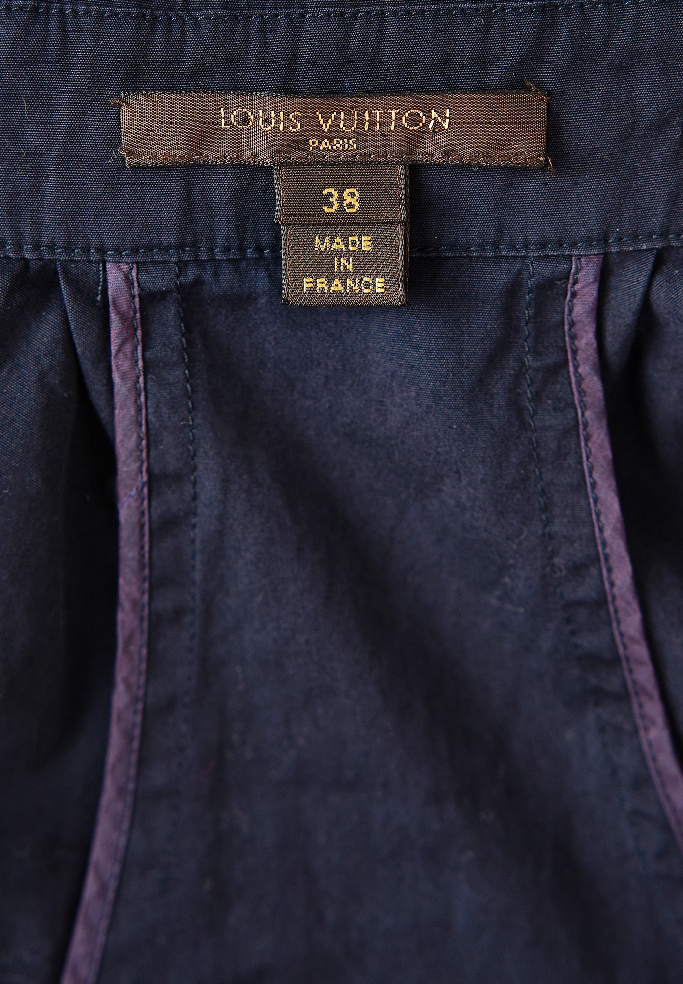 Темно-синее платье Louis Vuitton 