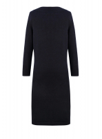 Синее кашемировое платье Chanel