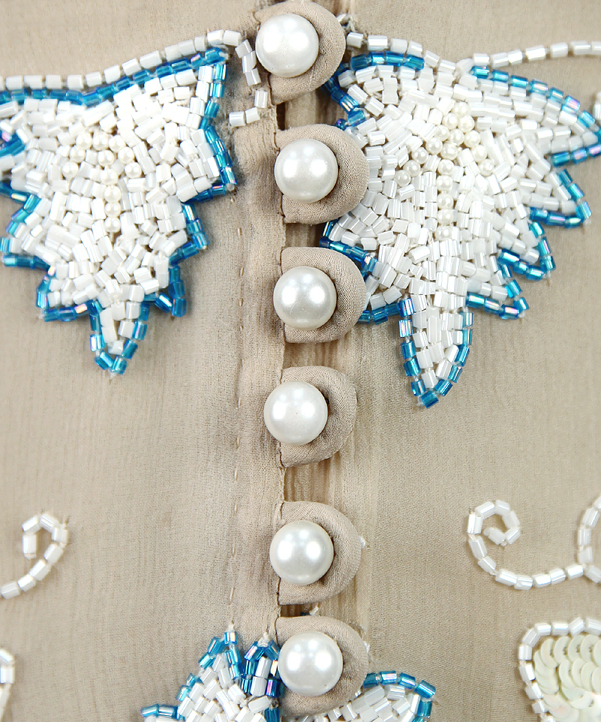 Кутюрное платье Lanvin с вышивкой