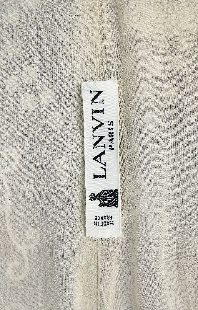 Кутюрное платье Lanvin с вышивкой