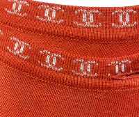 Комплект Chanel красный кардиган и топ