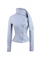 Голубой жакет Lanvin