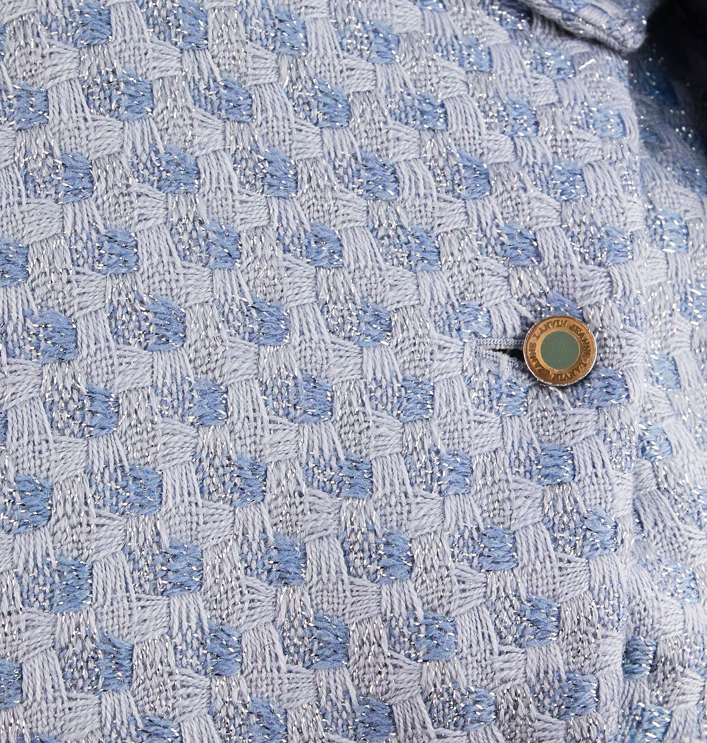 Голубой жакет Lanvin