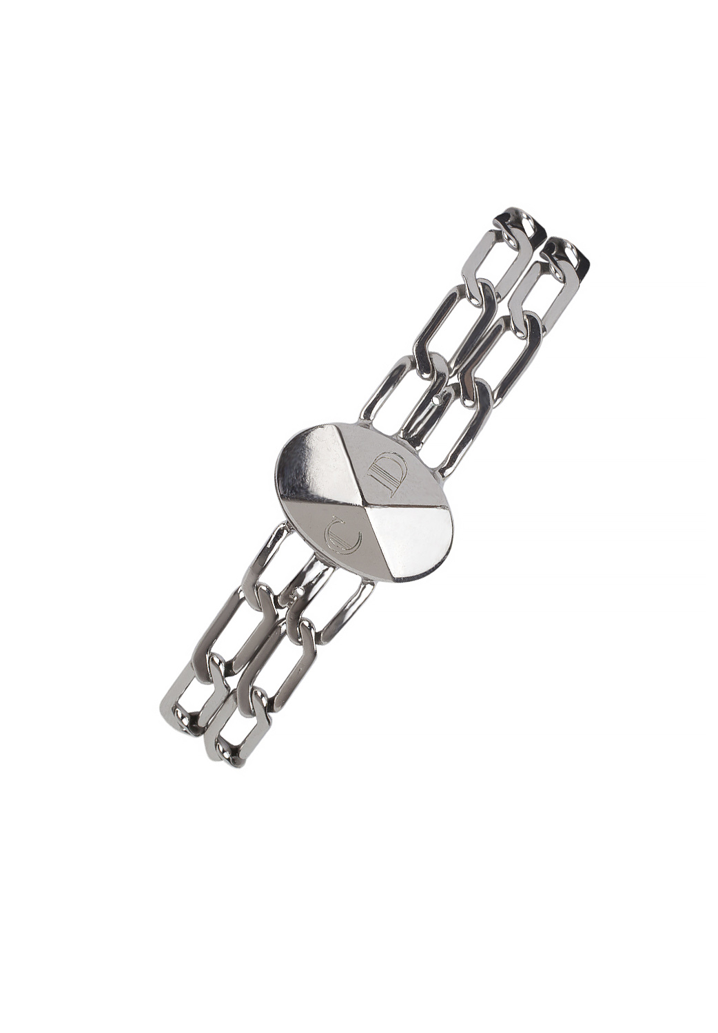 Серебристый браслет-цепочка Christian Dior