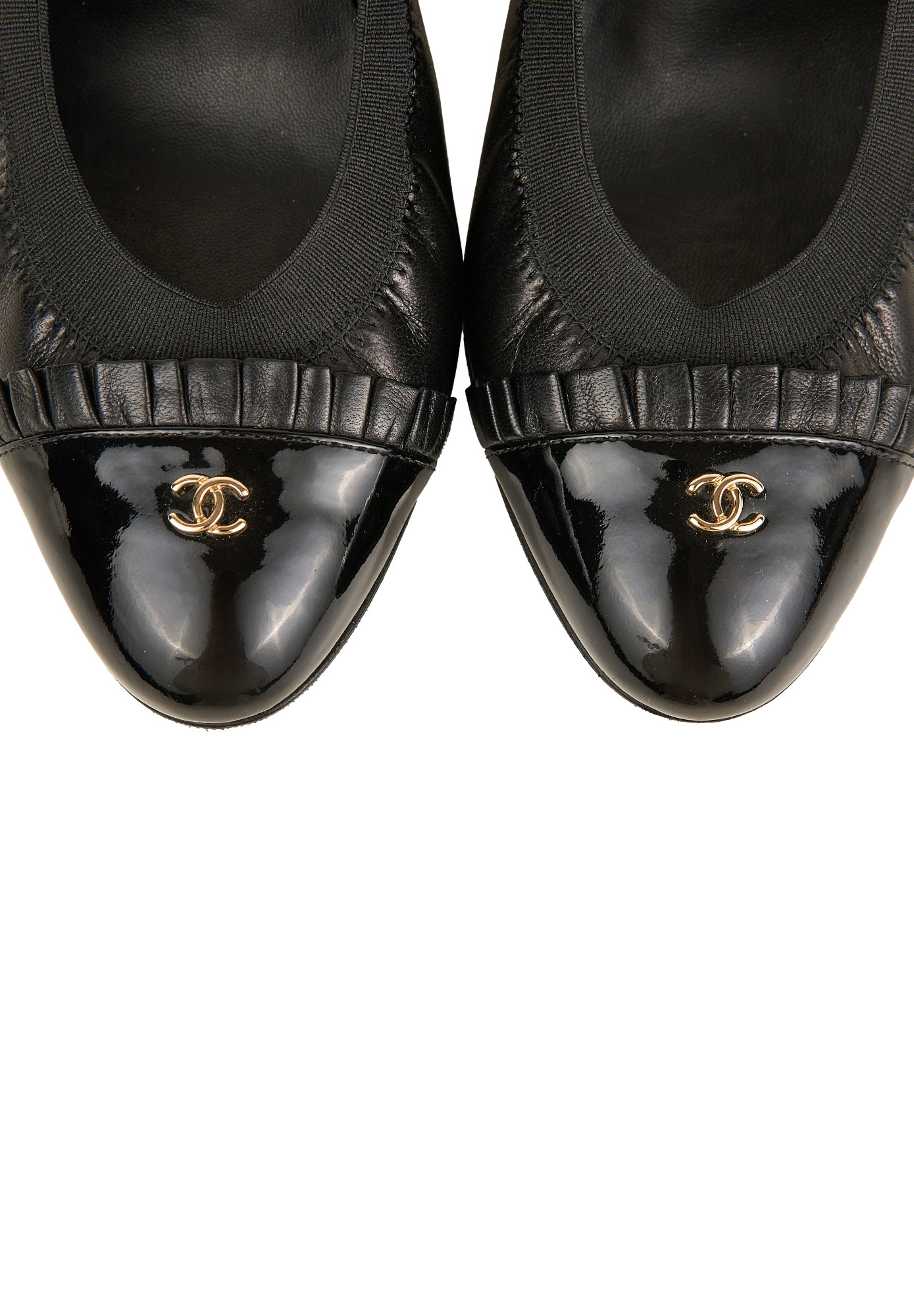 Черные туфли Chanel 