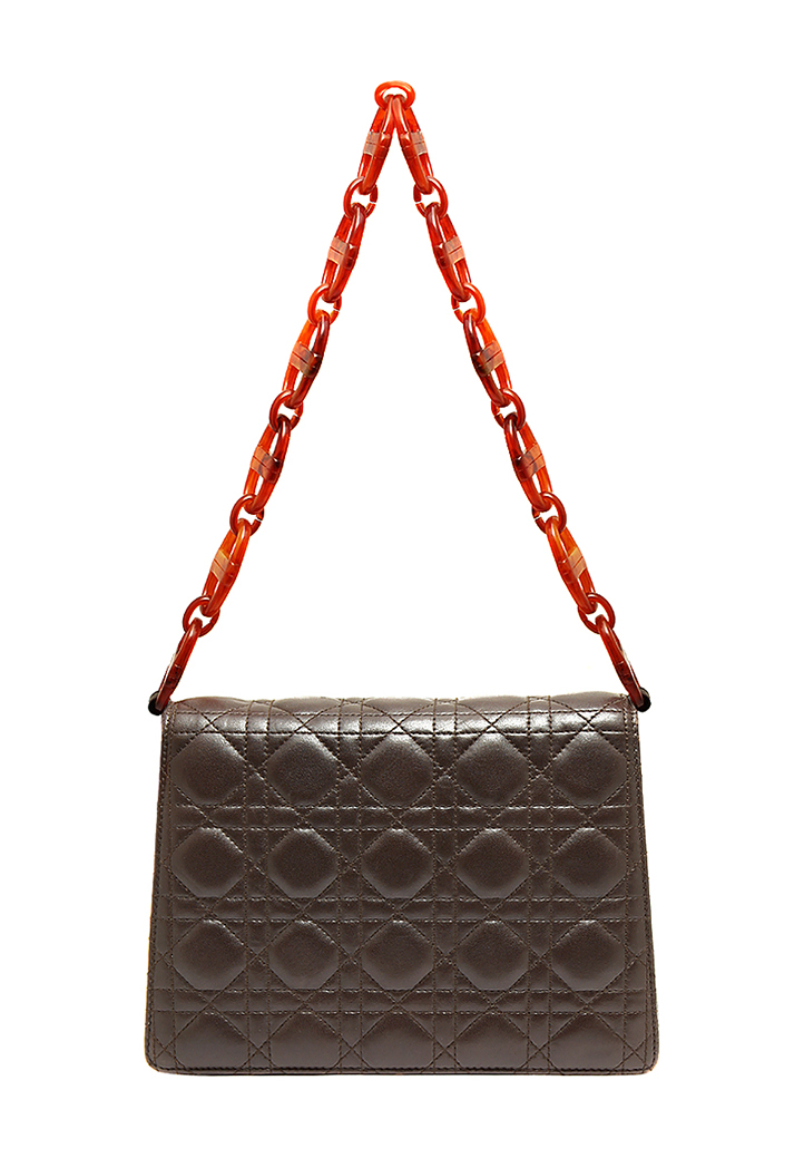 Кожаная сумка Christian Dior