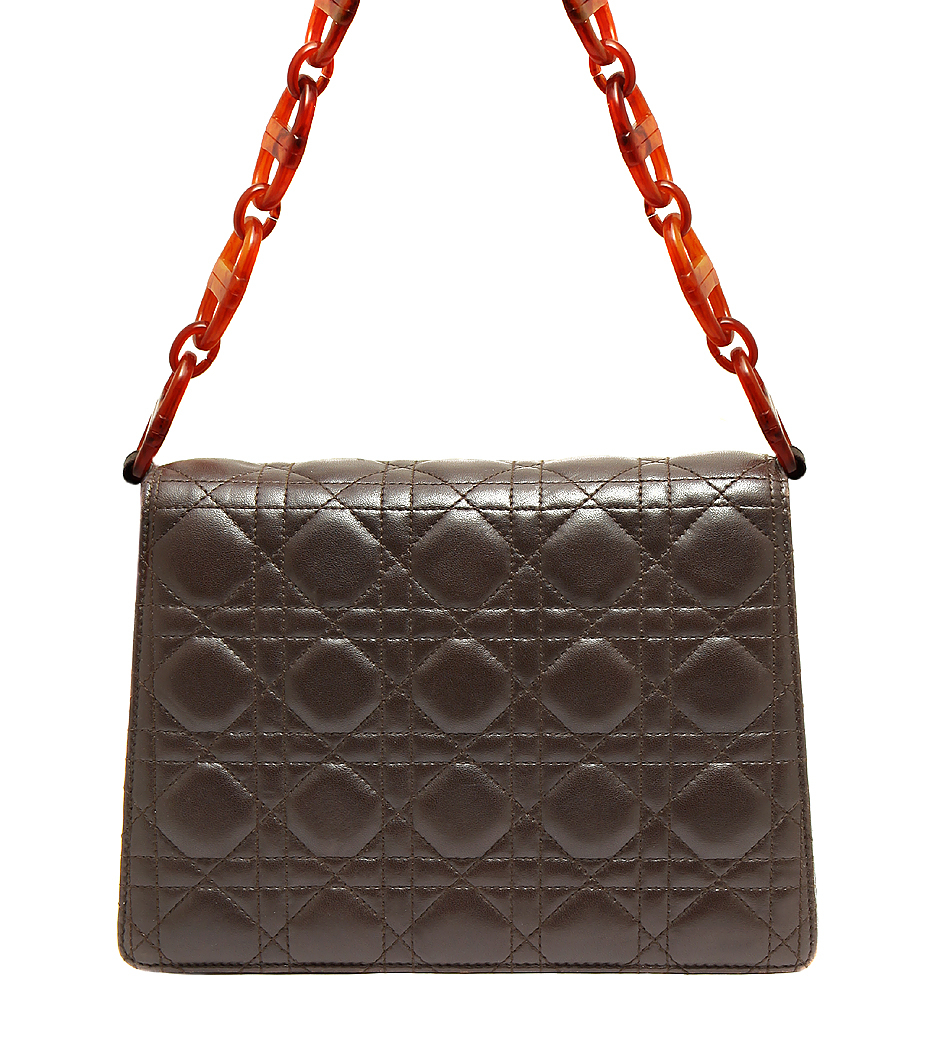 Кожаная сумка Christian Dior