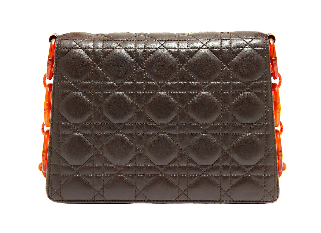 Кожаная сумка Christian Dior