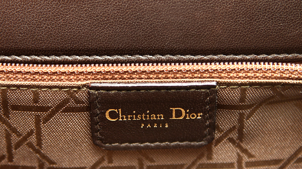 Кожаная сумка Christian Dior