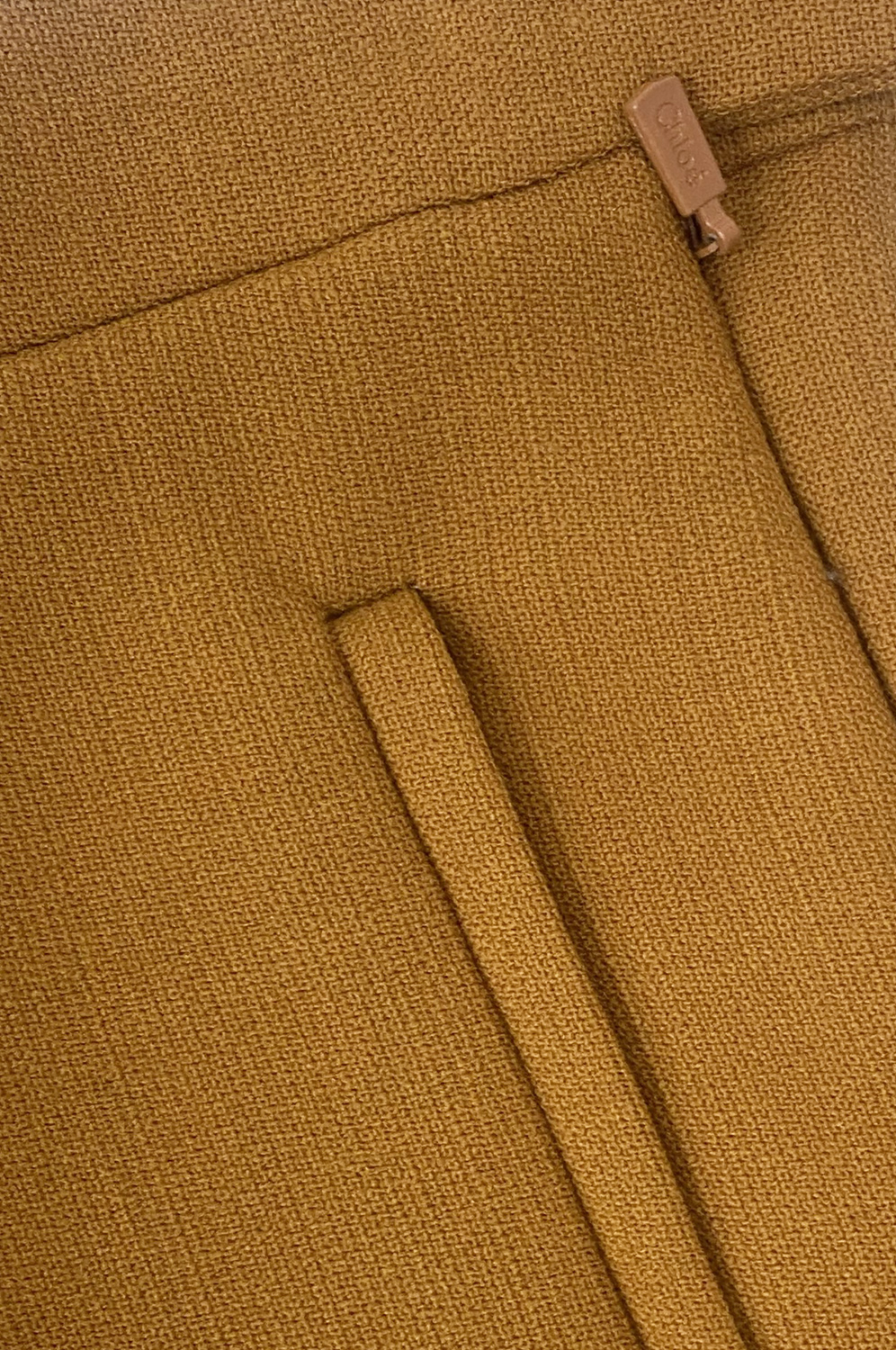 Оранжевые брюки Chloé