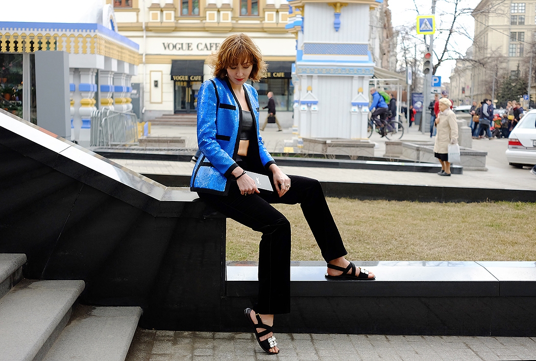 Искрящийся жакет Chanel