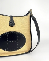 Сумка Hermès Evelyne III 29 Raffia Indigo Blue Box